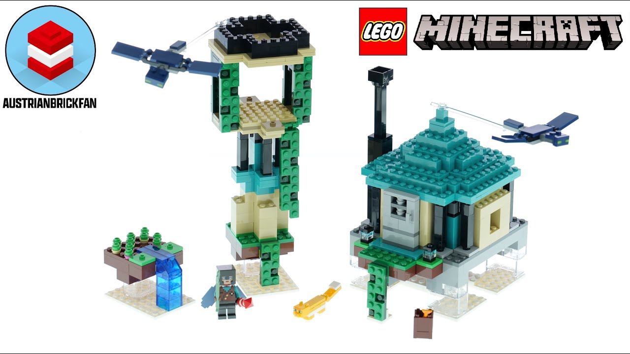 LEGO Minecraft 21173 The Sky Tower - LEGO Speed Build Review