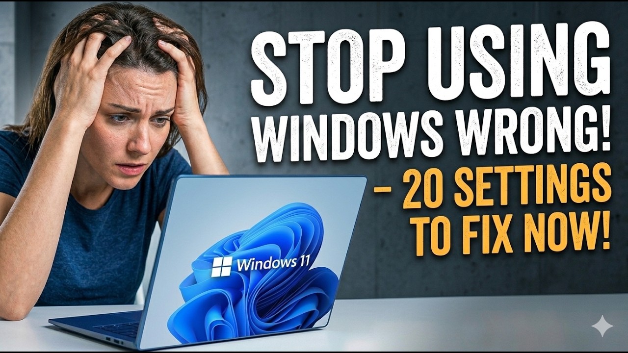 Прекратите неправильно использовать Windows — 20 настроек, которые нужно исправить прямо сейчас!