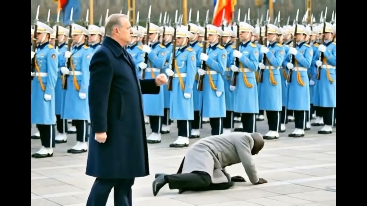 Macron and Trump come and help me.                    