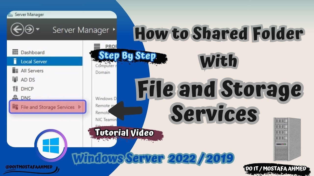 How to Configure Shared Folders with NTFS Permissions | Windows Server 2019 / 2022