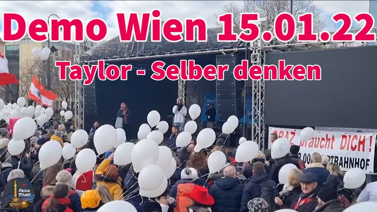 Demo Wien 15.01.2022 Taylor - Selber denken