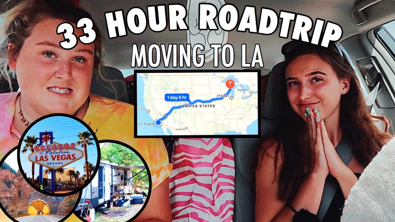 33 HOUR ROAD TRIP TO CALIFORNIA WITH MY BEST FRIEND | Moving to Los Angeles