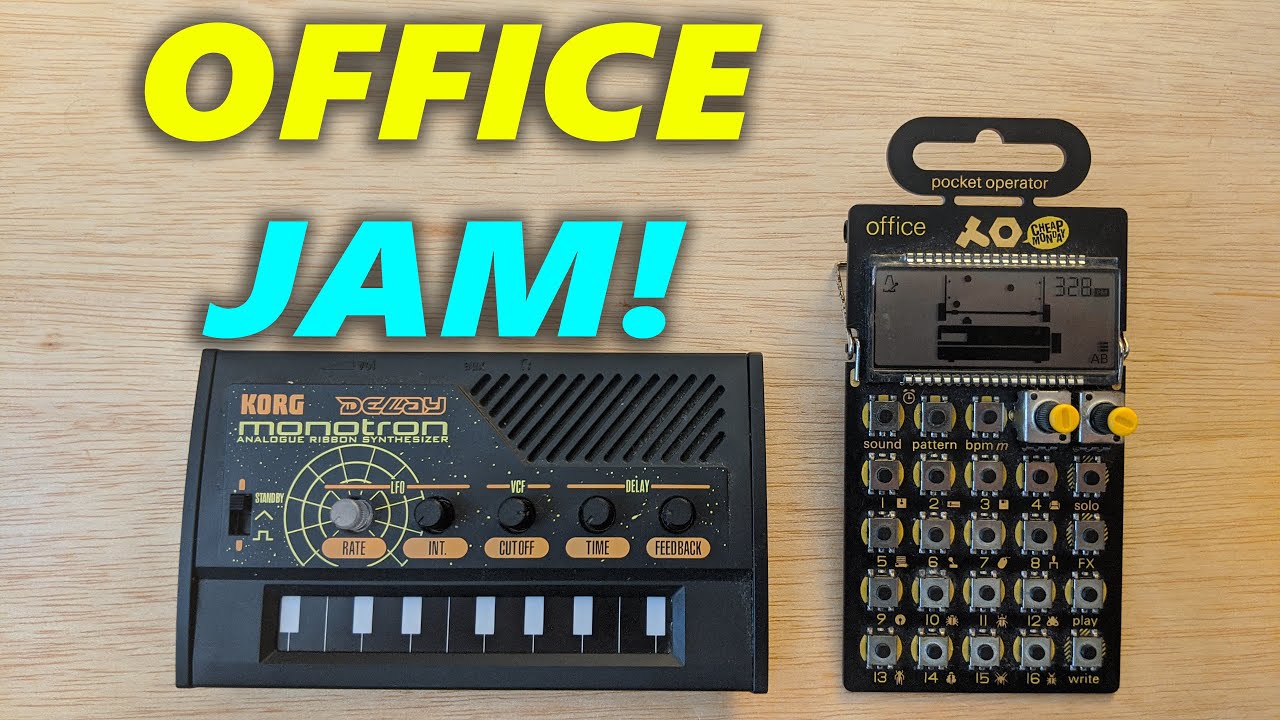 PO-24 Office and Korg Monotron Delay No Talking Jam!