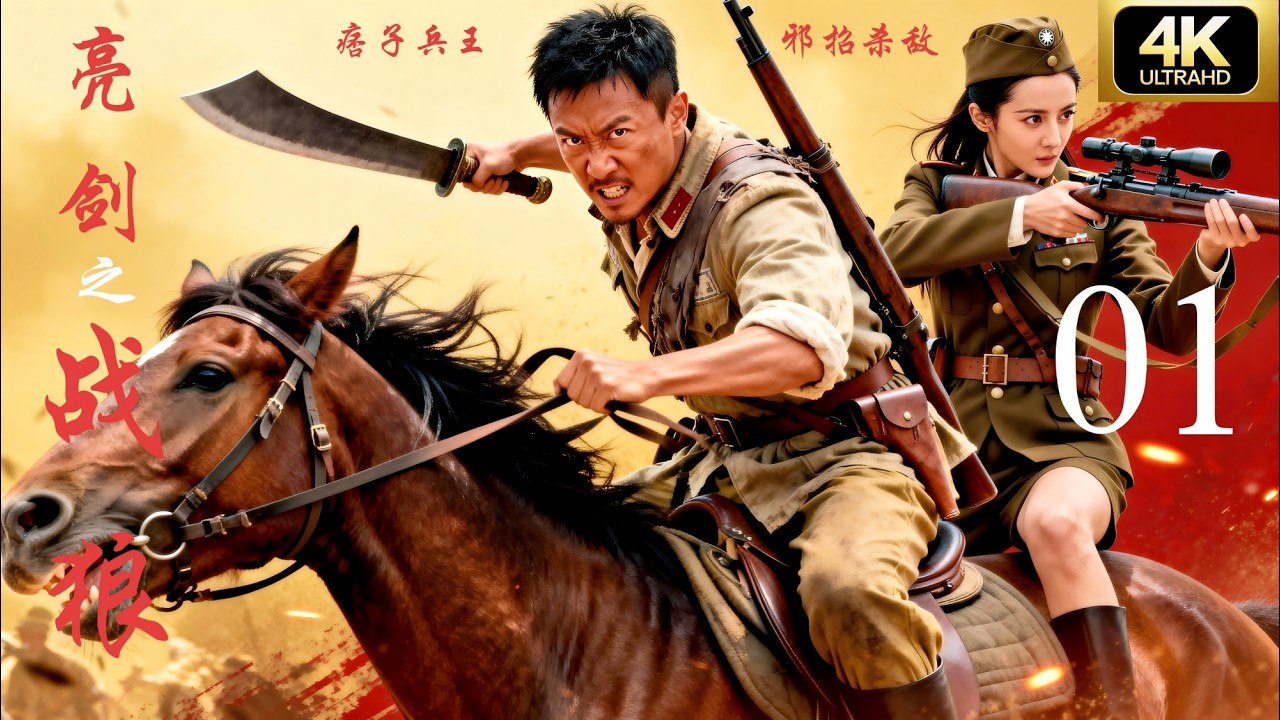 💥【抗日剧&middot;4K】《亮剑之战狼》第01集 | 2025经典连续剧完整版