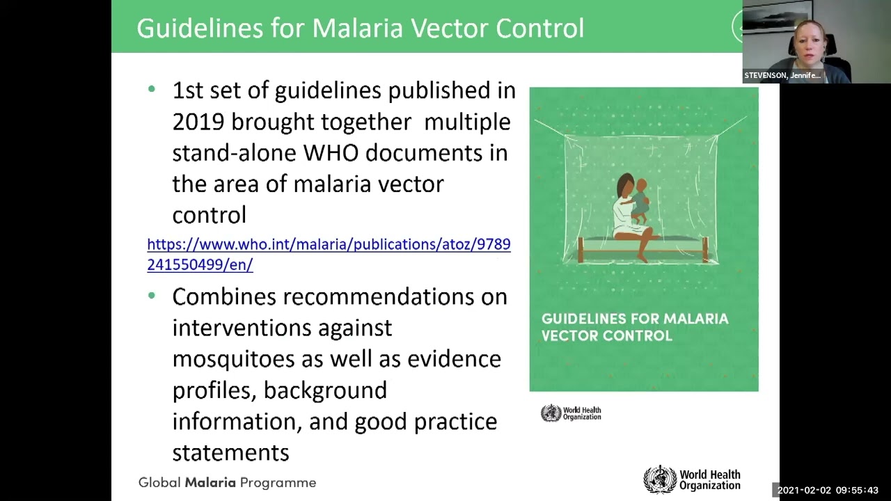 Guidelines for malaria vector control: development updates and use of MAGICapp