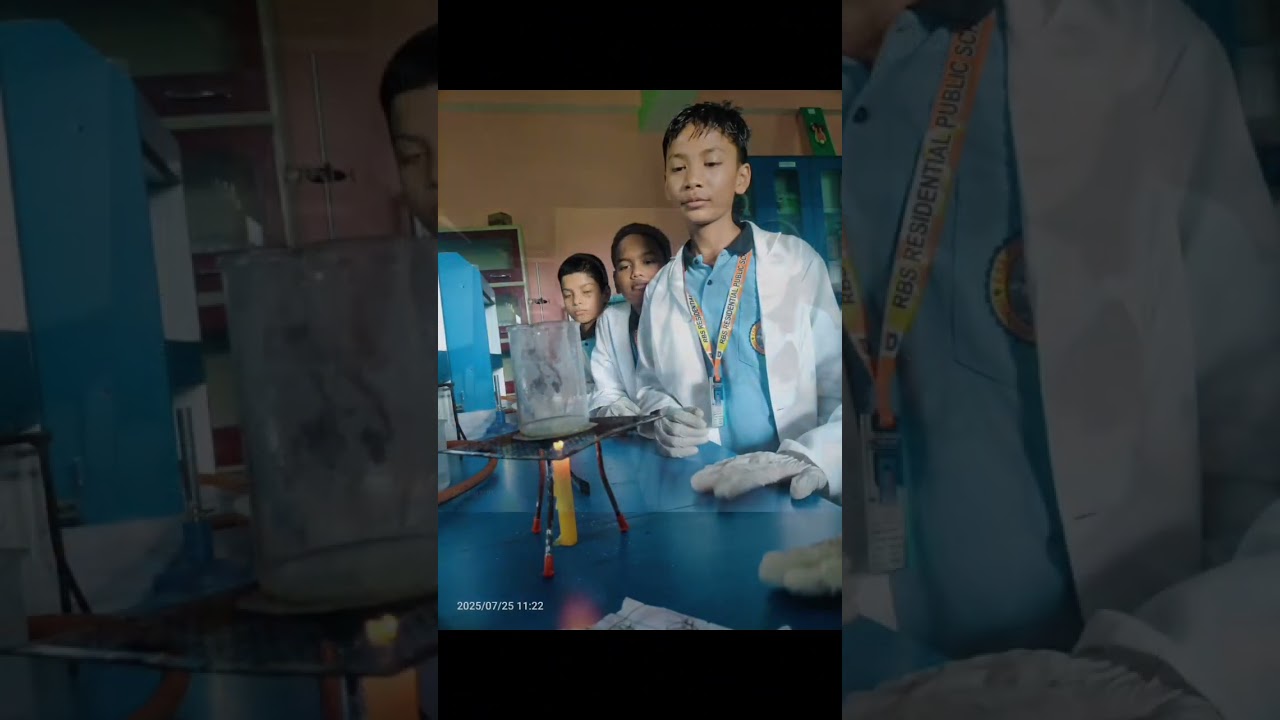 Lab activity by junior students