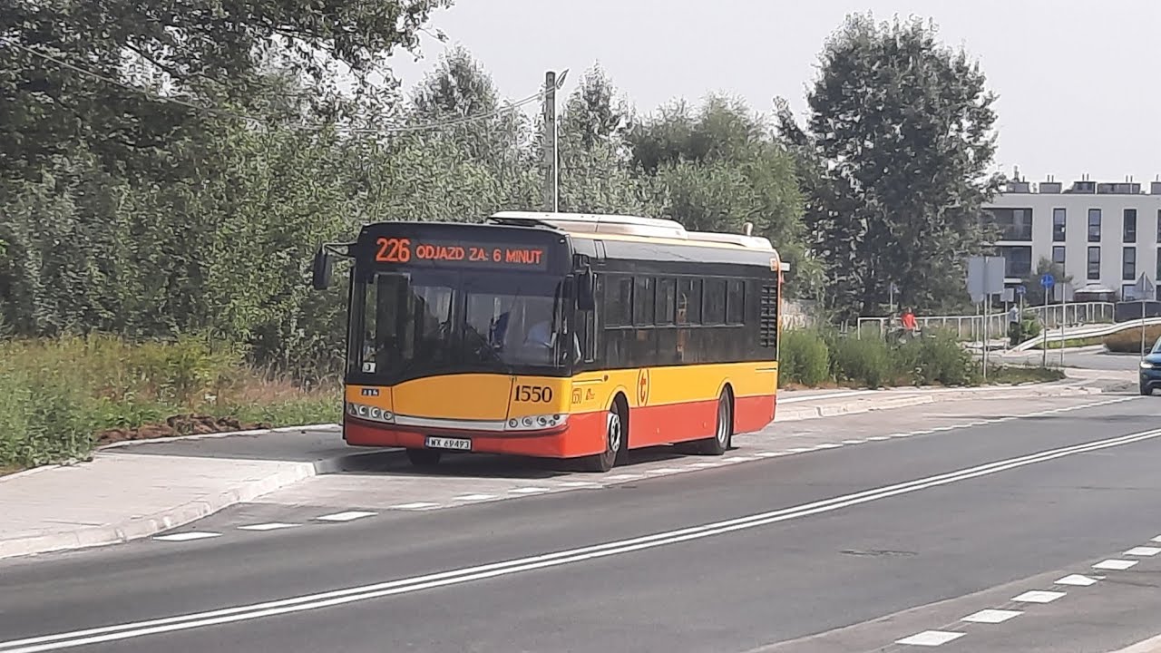 Linia 226 ➡️ Metro Bródno | Solaris Urbino 12 III #1550 (MZA Warszawa)