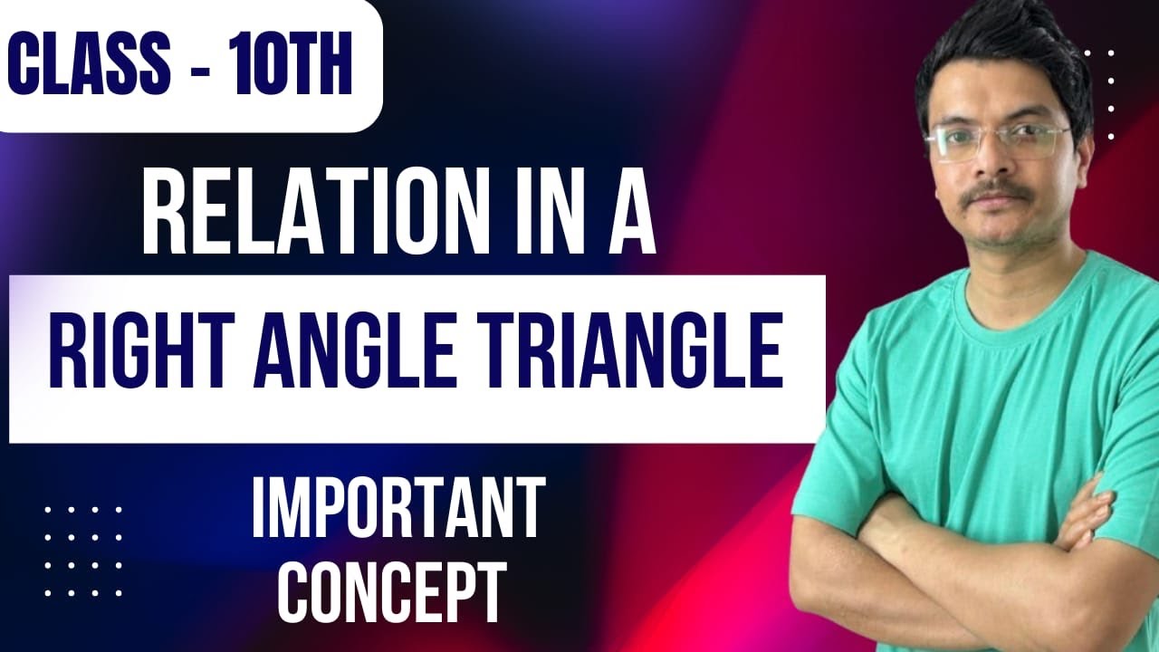 #CLASS10TH #Important Relations in a right triangle #cbsemaths #2026 #importantconcept 
