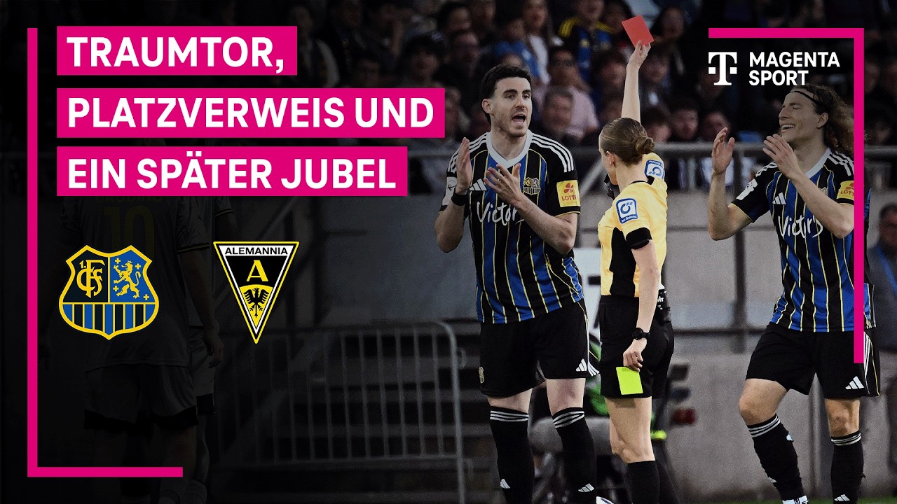 1. FC Saarbr&uuml;cken - Alemannia Aachen, Highlights mit Live-Kommentar | 3. Liga | MAGENTA SPORT