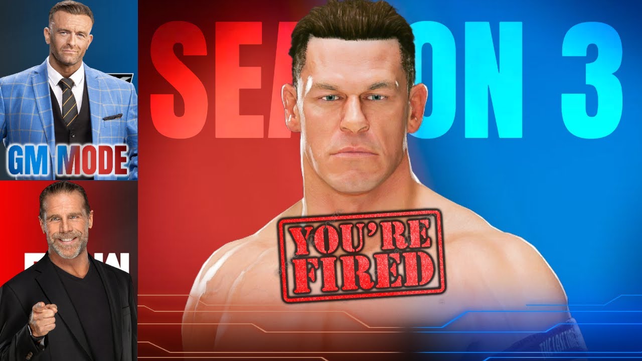 WWE 2K25 Live Stream - Season 3 John Cena Fired From Smackdown