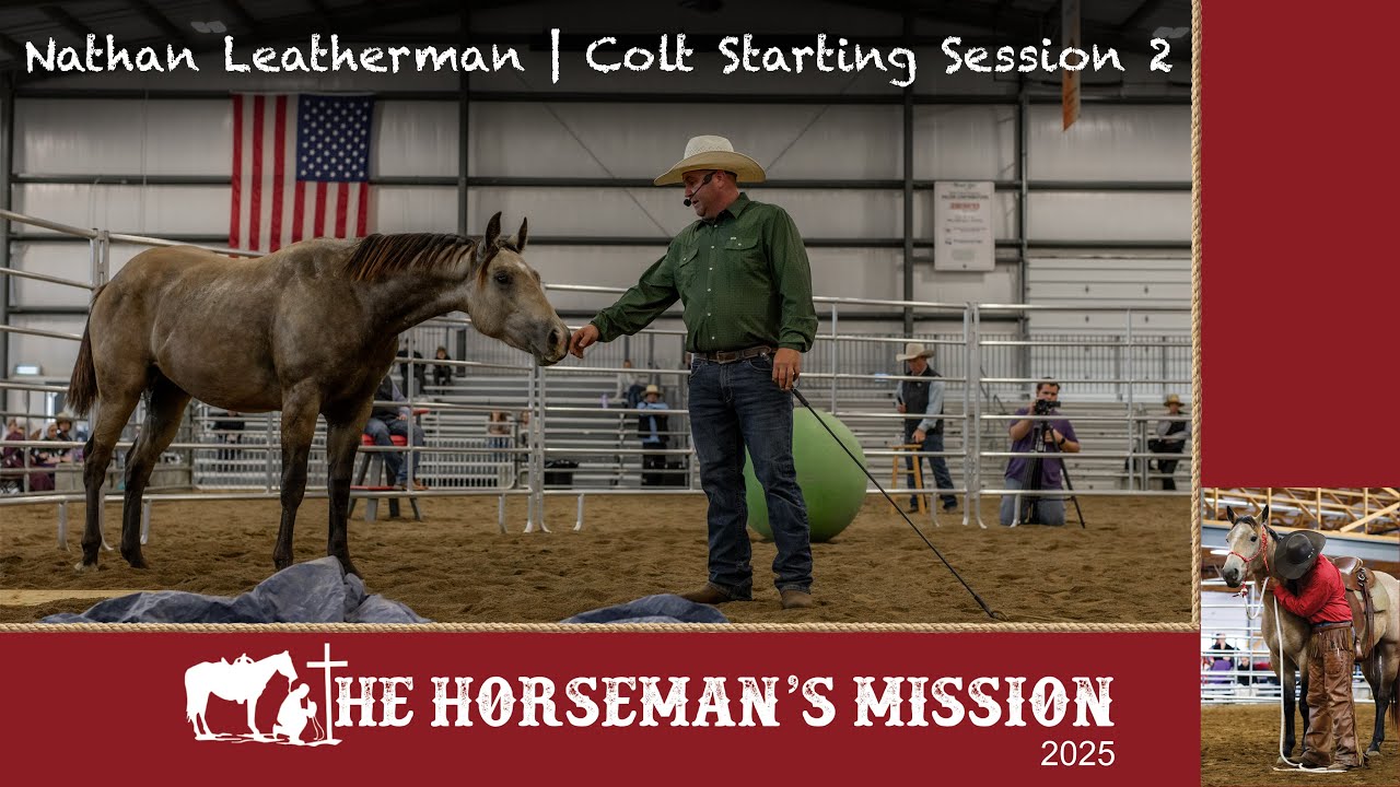 Nathan Leatherman | Session 2 Colt Starting Competition | The Horseman's Mission