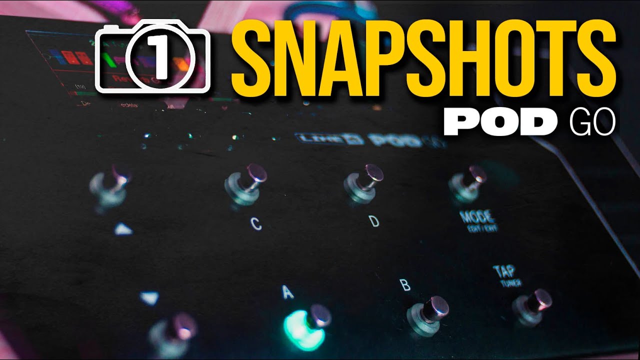 Tutorial de SNAPSHOTS en tu POD GO de Line 6 ► Sebastian Mora - Español