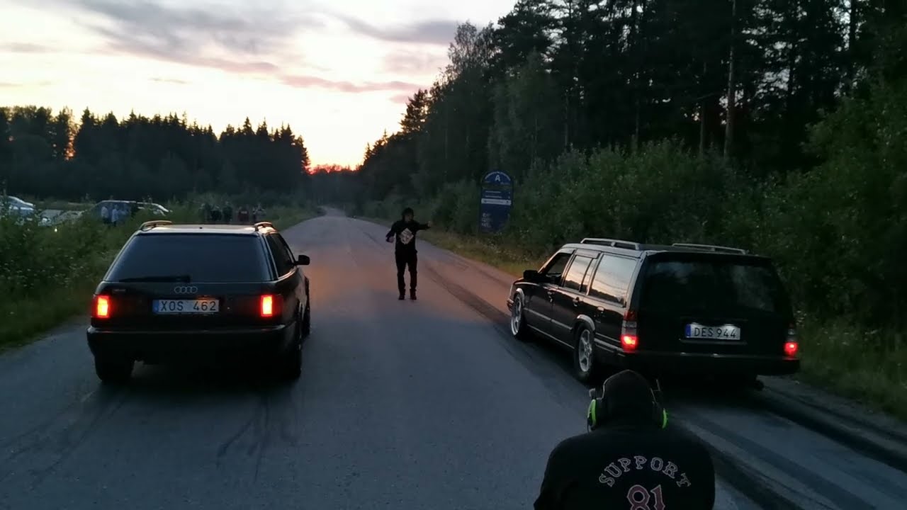 DUEL OF THE SLEEPERS: 7XX HP 1995 Audi UrS6 C4 vs. Volvo 745 (with BMW M50 Turbo engine)