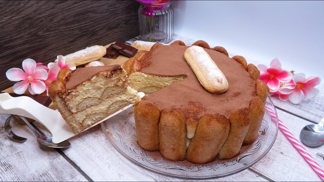 Charlotte façon tiramisu au chocolat