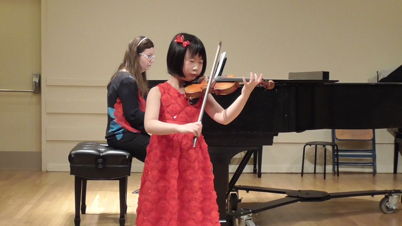 Nickita Zhang Playing Baklanova's Concertino in D minor