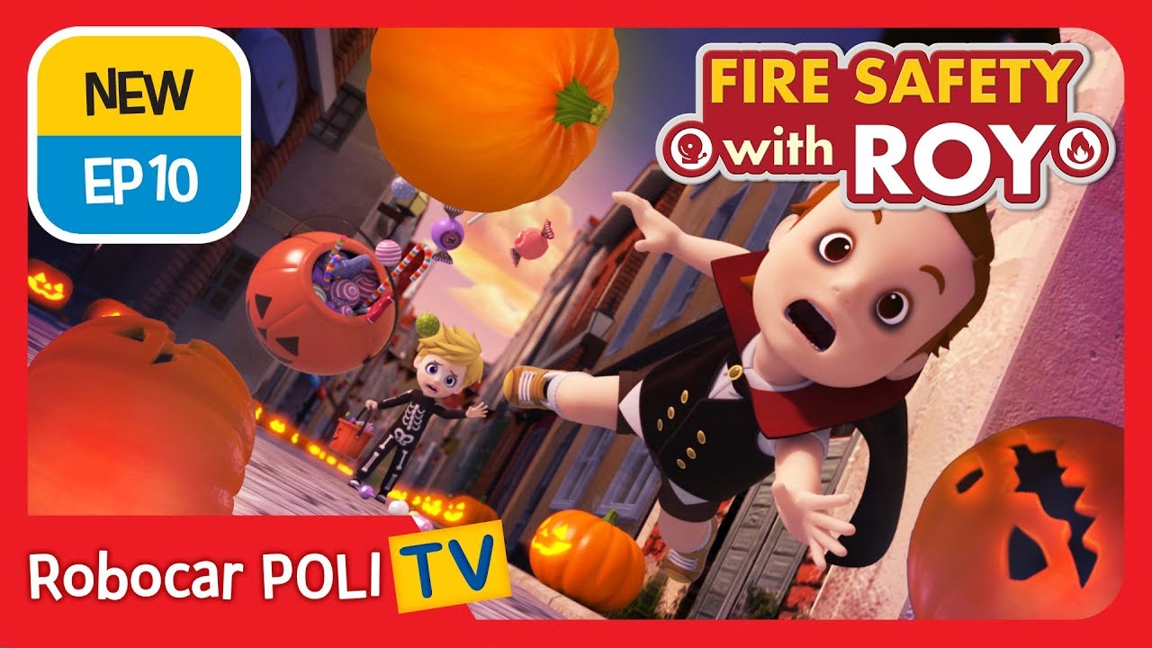 🔥Fire safety with Roy | EP10 | Stop, Drop, and Roll. | Robocar POLI | Kids animation