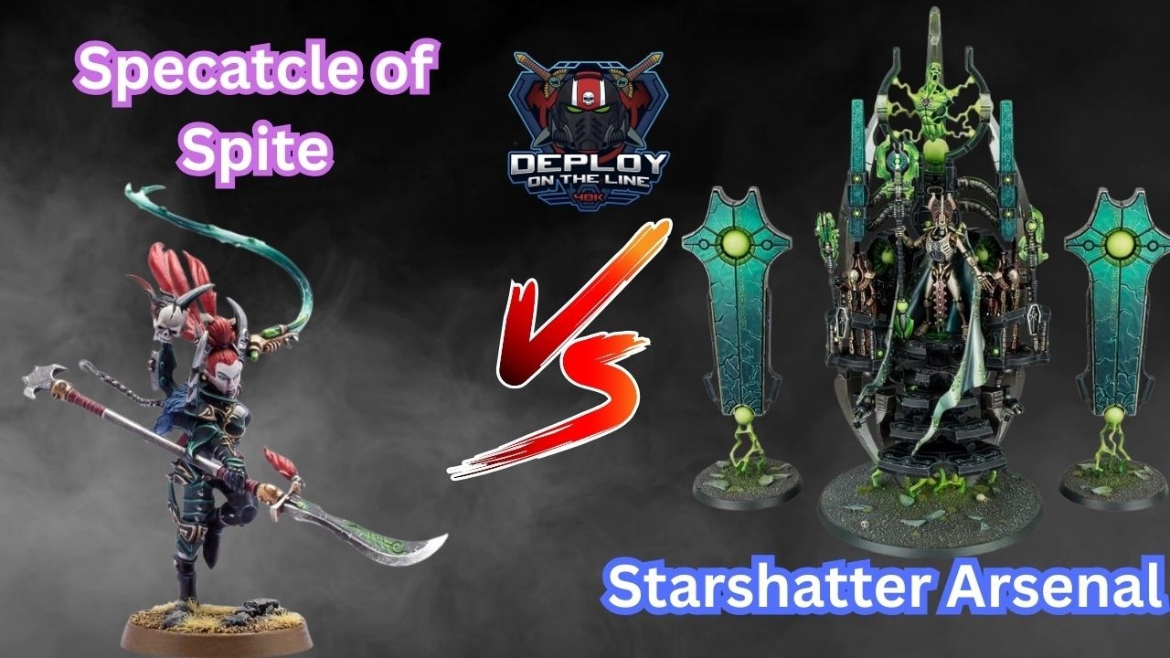 Drukhari vs Necrons - Specatacle of Spite vs Starshatter #warhammer40k Battle Report