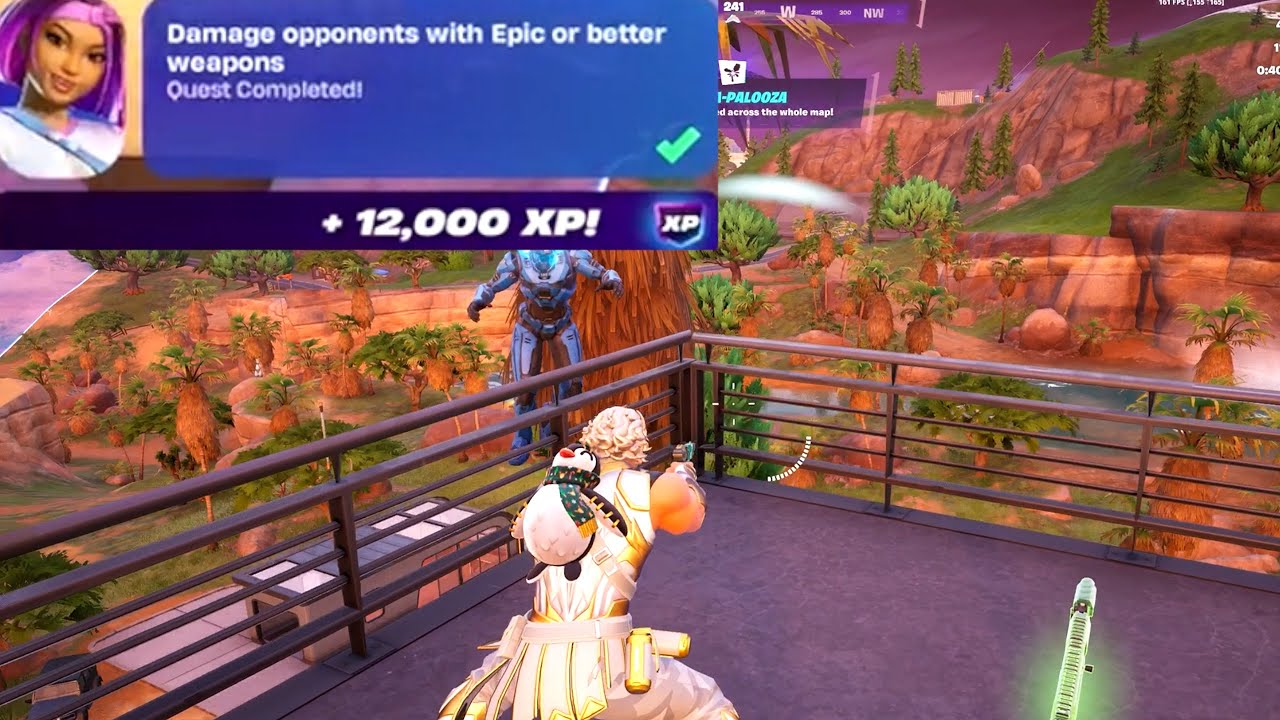 Damage opponents with Epic or better weapons Fortnite