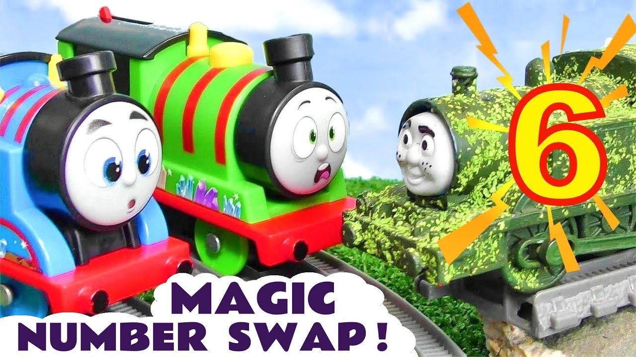 Magic Number Toy Train Story with Thomas and Tom Moss