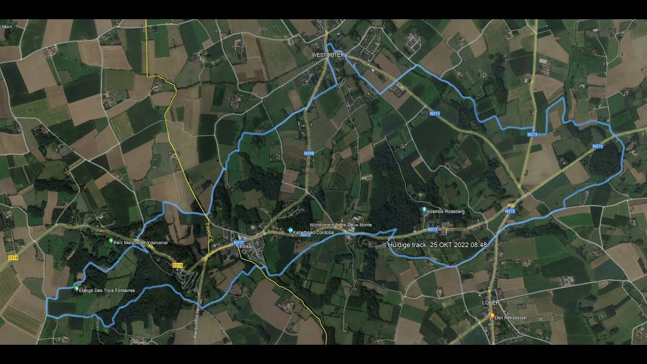 Heuvelland - Rodeberg via Westouter