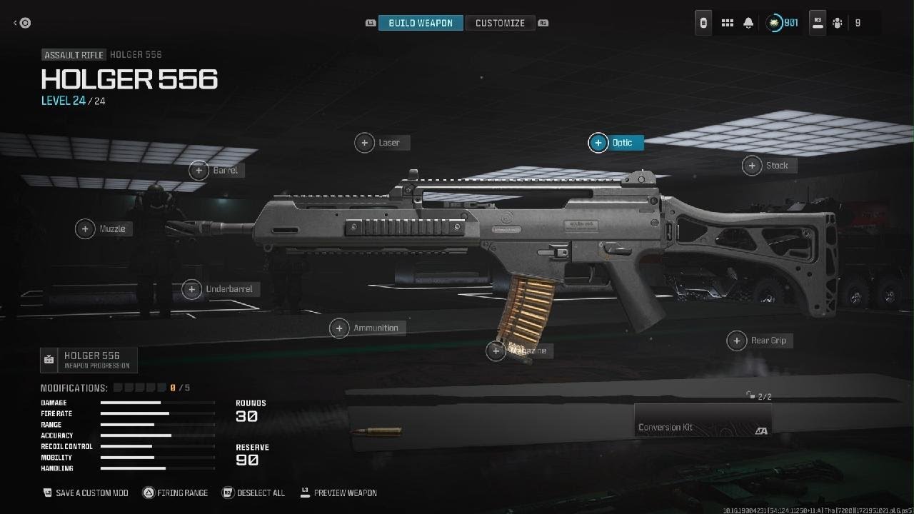 Call of Duty - MW3 - All Assault Rifle Attachments ~ HOLGER 556