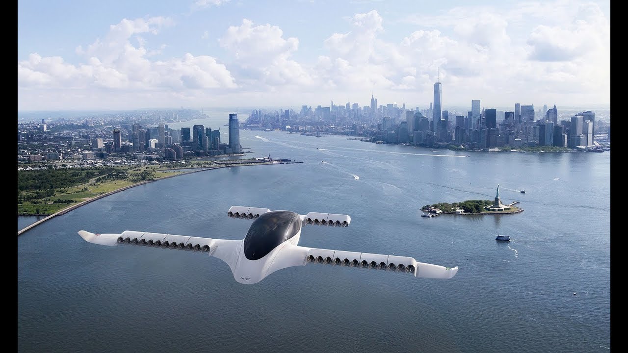 Lilium unveils five seater all electric air taxi