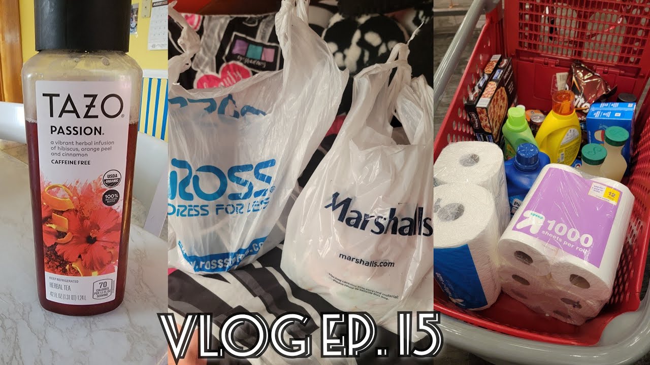 VLOG EP.15: shop with me, ross & marshalls haul, trying a new drink