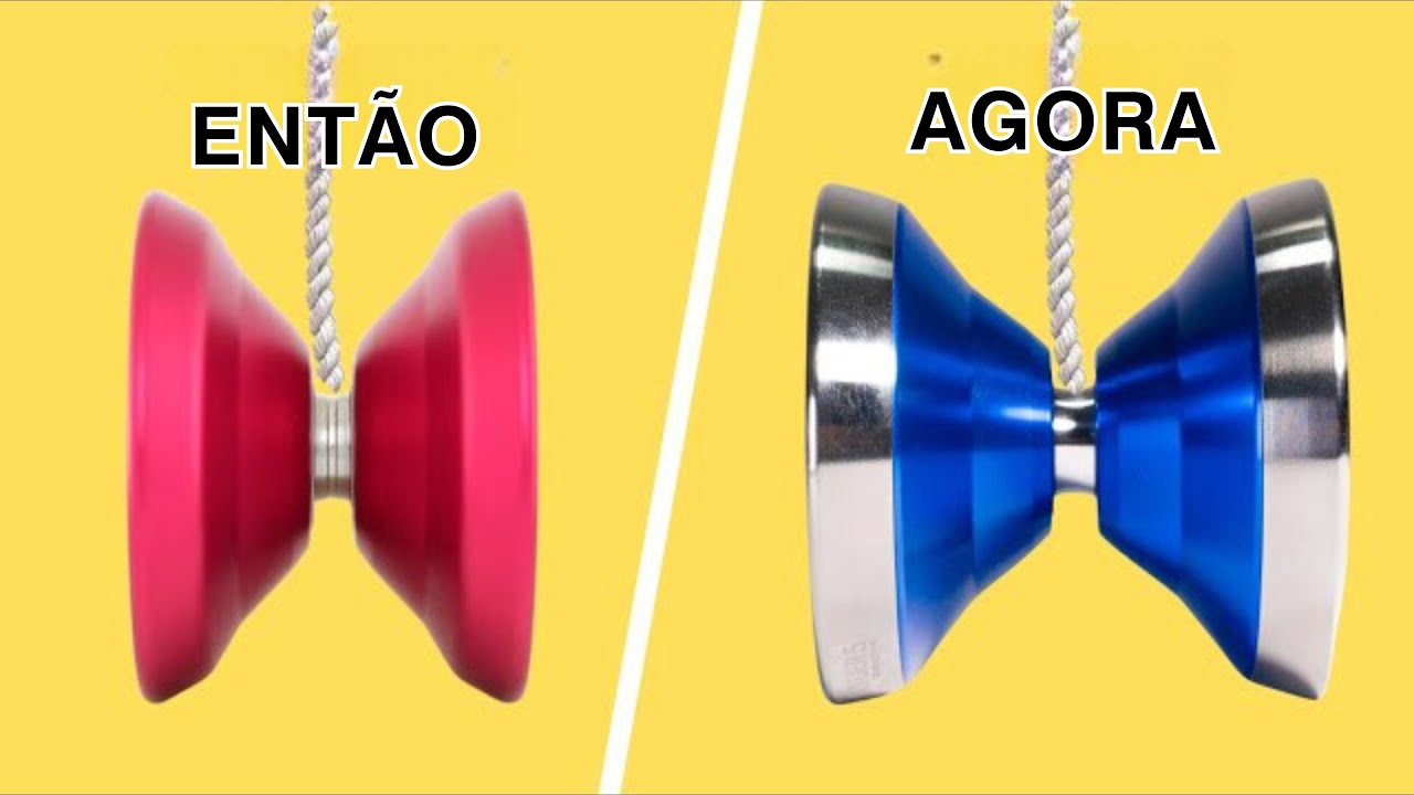 Meu ioiô de competição MAIS ANTIGO vs. MAIS NOVO