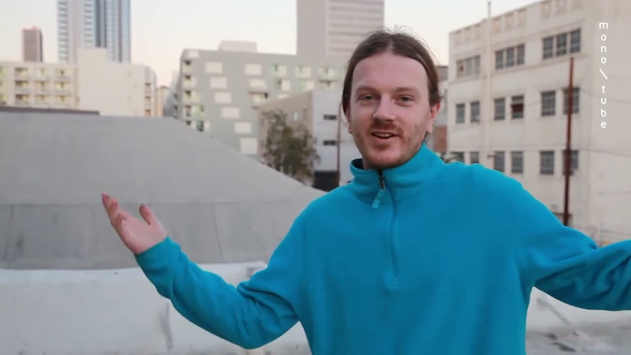 Dylan Brady in the studio