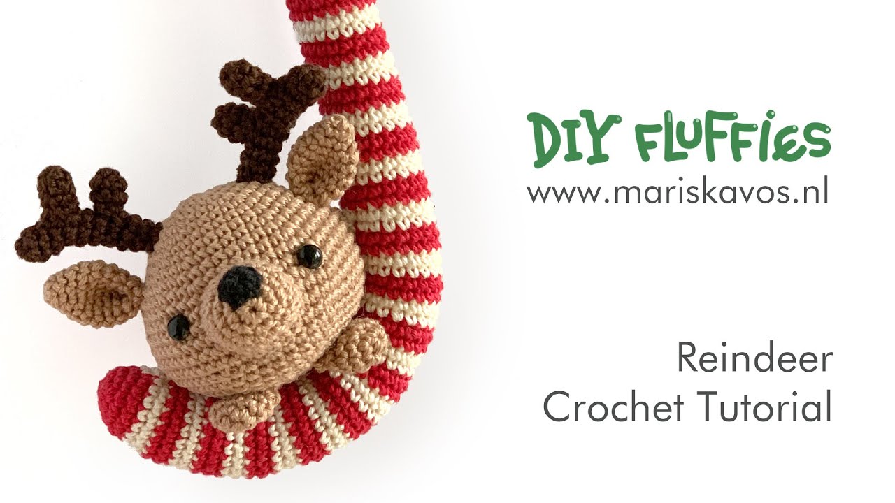 Reindeer Christmas Crochet tutorial English
