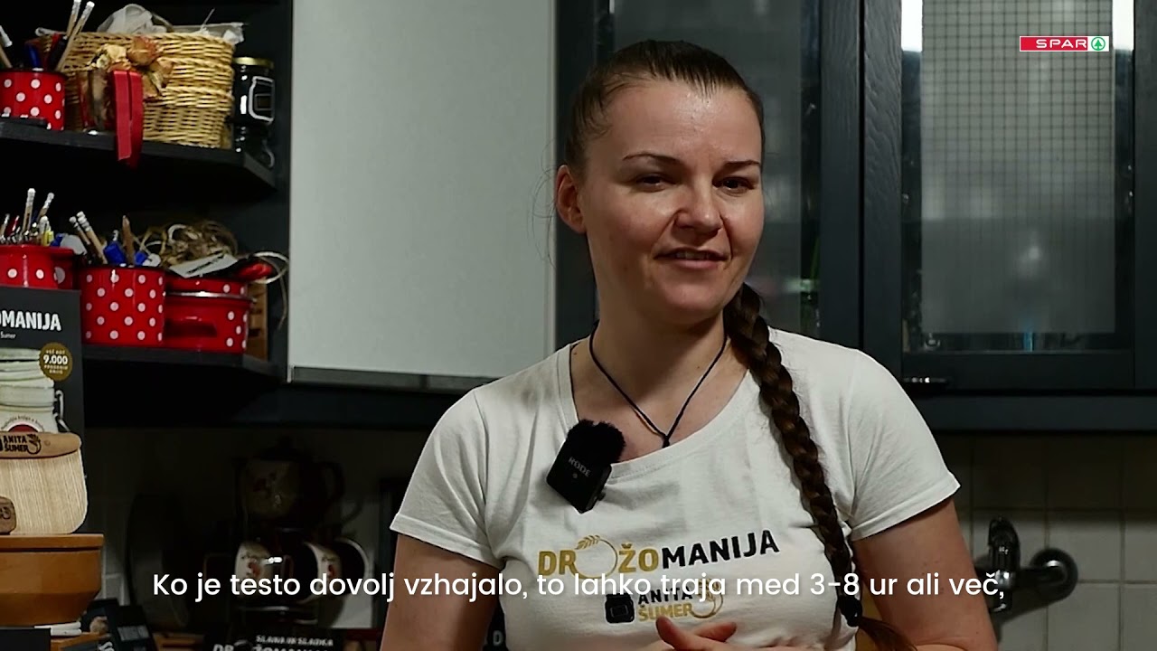 SPAR - ABC PEKE Z DROŽMI Z ANITO ŠUMER: PRAVI KRUH Z DROŽMI