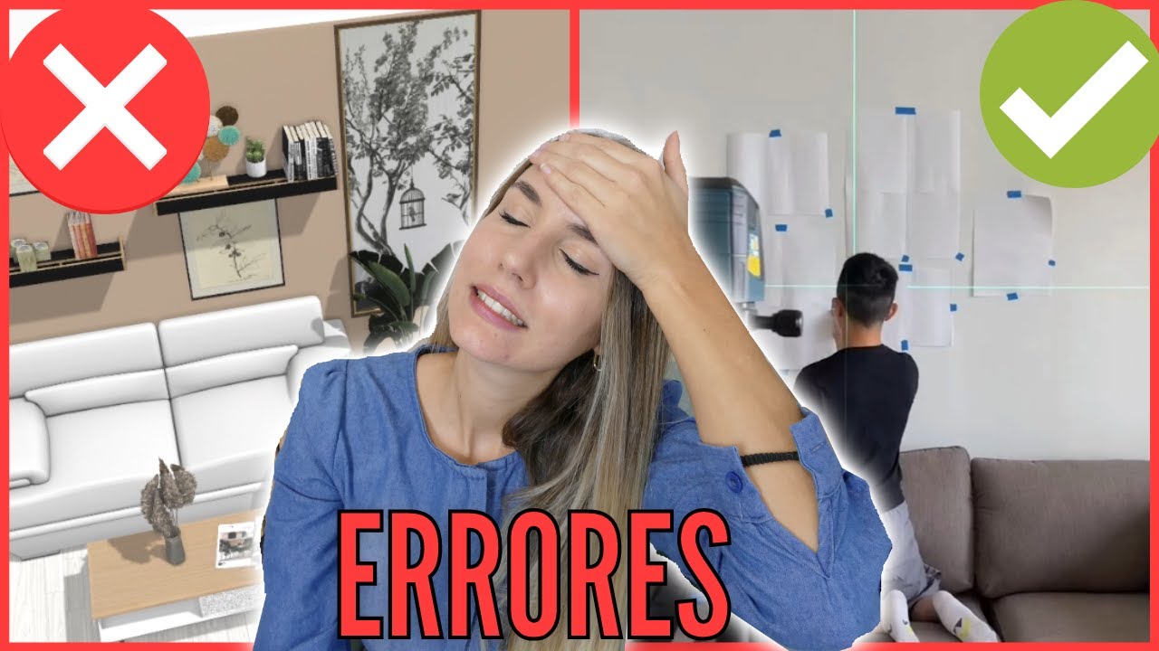 &iexcl;ERRORES DECORANDO PAREDES!🤯 Tips para decorar una PARED de CASA💪 TRUCOS DECORACION👏