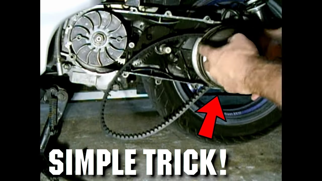 Simplest Way To Replace A GY6 Scooter CV Belt