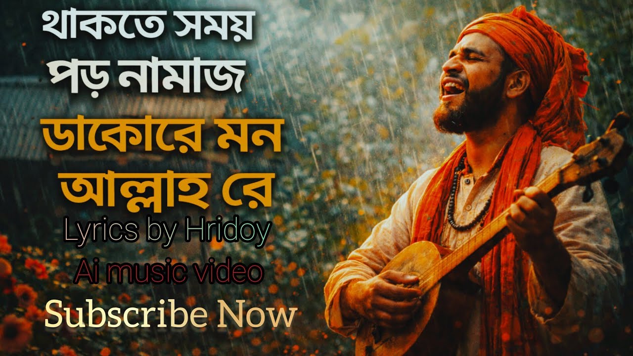 থাকতে সময় পড় নামাজ | Thakte jibon bujlina Mon | Bangla folk music video | The Ajaira Vai
