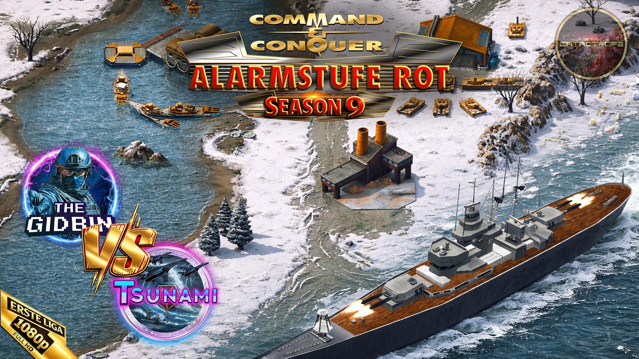 🔥 CCLP The Gidbin vs Tsunami | C&C Red Alert eSports 2026 | Eisige Schlacht am Fluss
