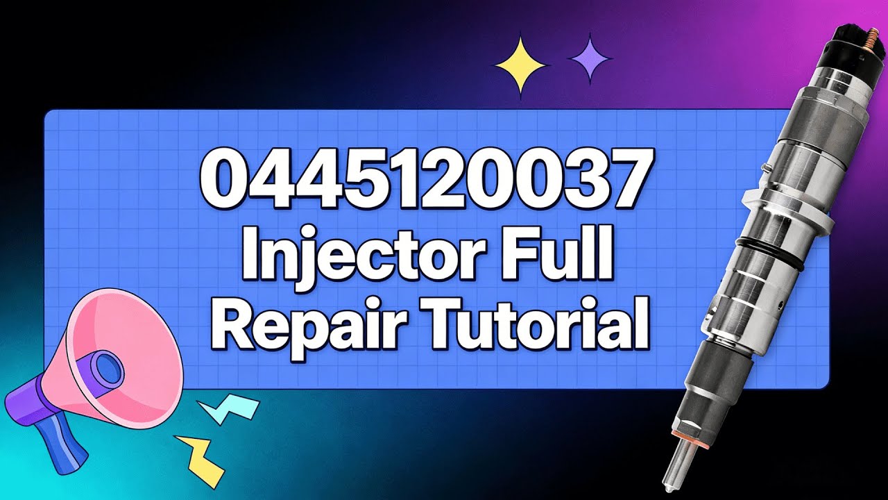 【Full Episode English】WATCH THIS Before Replacing Your Injector! Full 0445120037 Restoration Guide