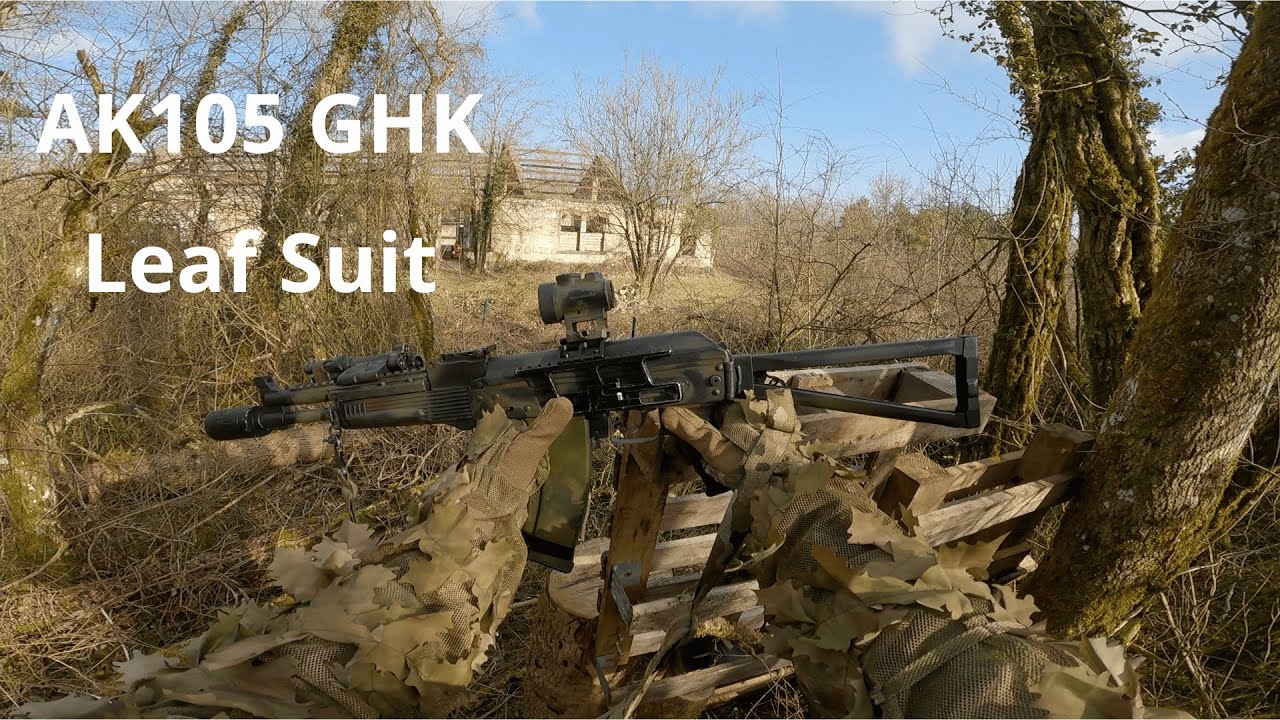 [Airsoft] Ak GHK GBBR + Leaf suit = Love