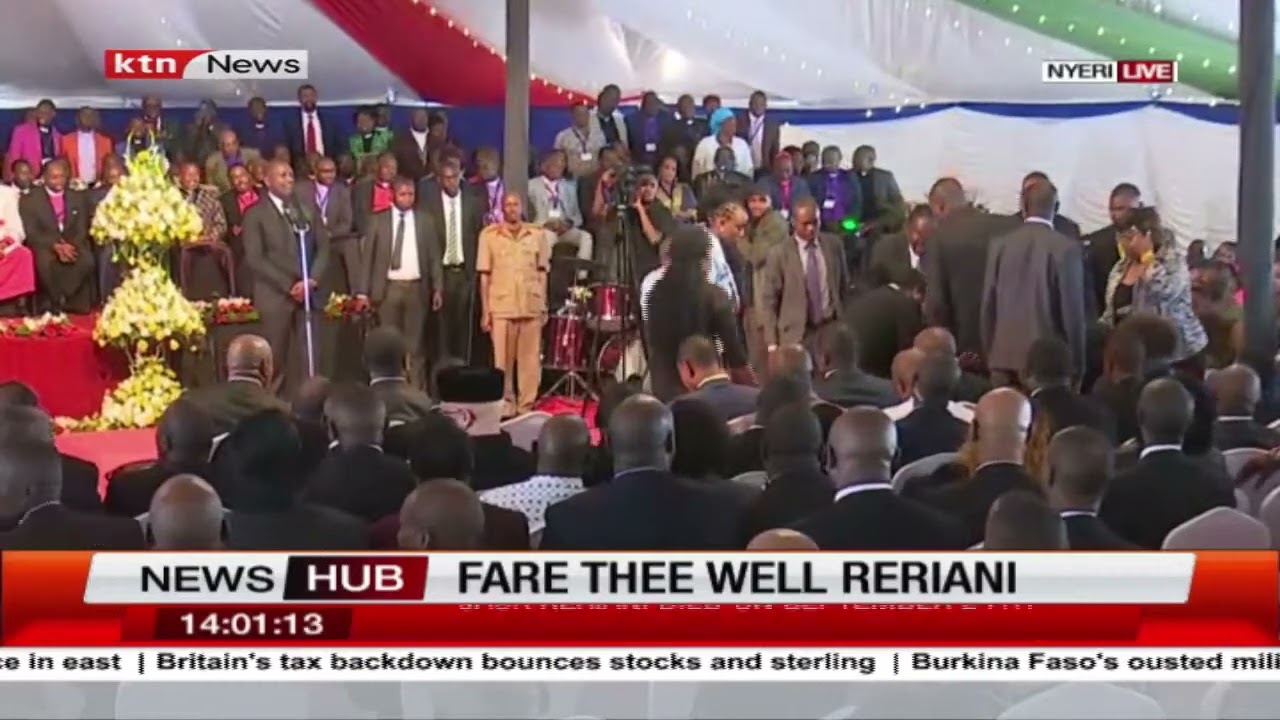 Woman causes drama during President William Ruto's speech in Nyeri
