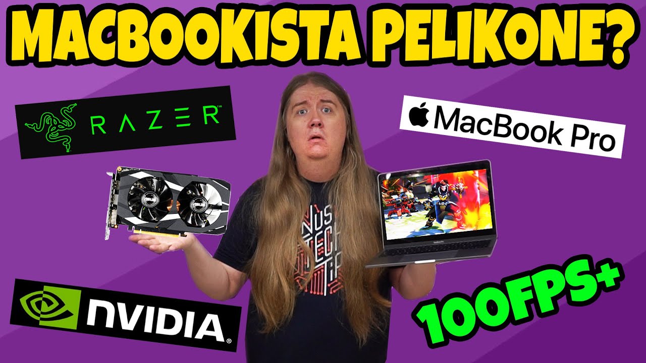 Tehdään MacBookista PELIKONE?!?