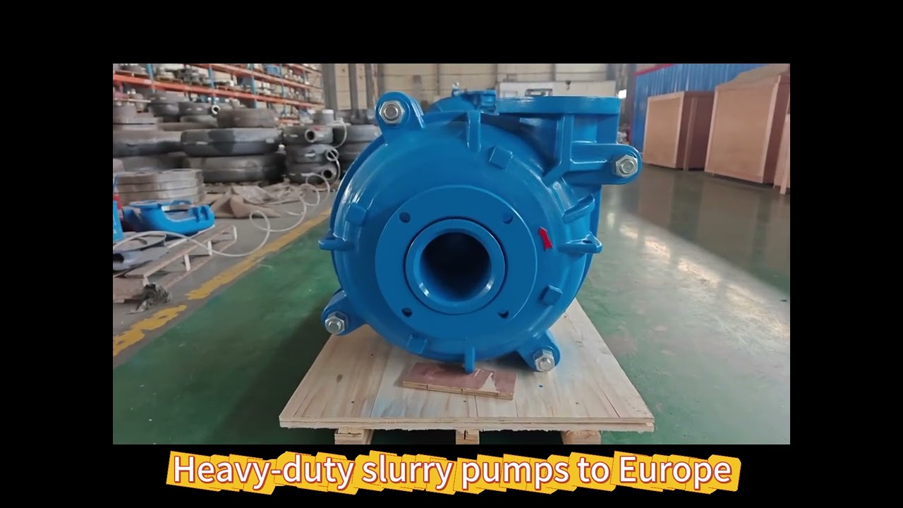 6/4D and 8/6E heavy-duty slurry pumps to Europe❤️