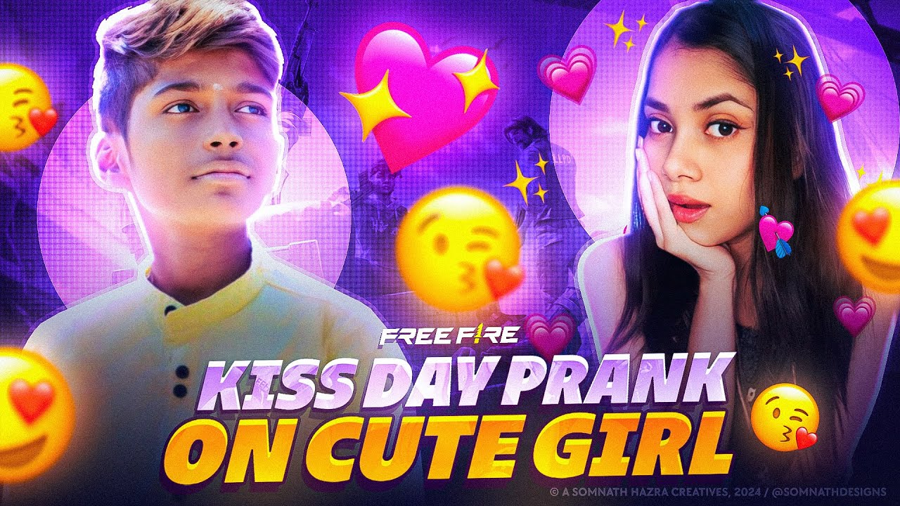 KISS DAY PRANK ON CUTE GIRL 💖🥶 CUTE GIRL GAVE ME KISS ON LIVE 😲💘 @Rai Star