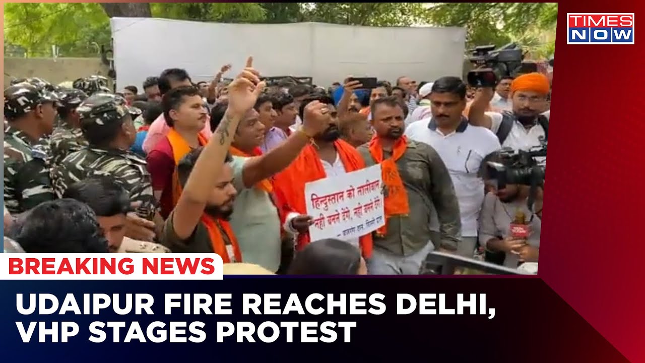 Udaipur Horror: Vishva Hindu Parishad Stages Protest At Delhi's Jantar Mantar