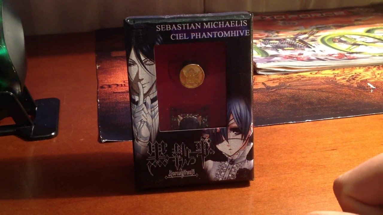 Kuroshitsuji Ciel Phantomhive Ring Set Unboxing (обзор) Посылка Тёмный Дворецкий