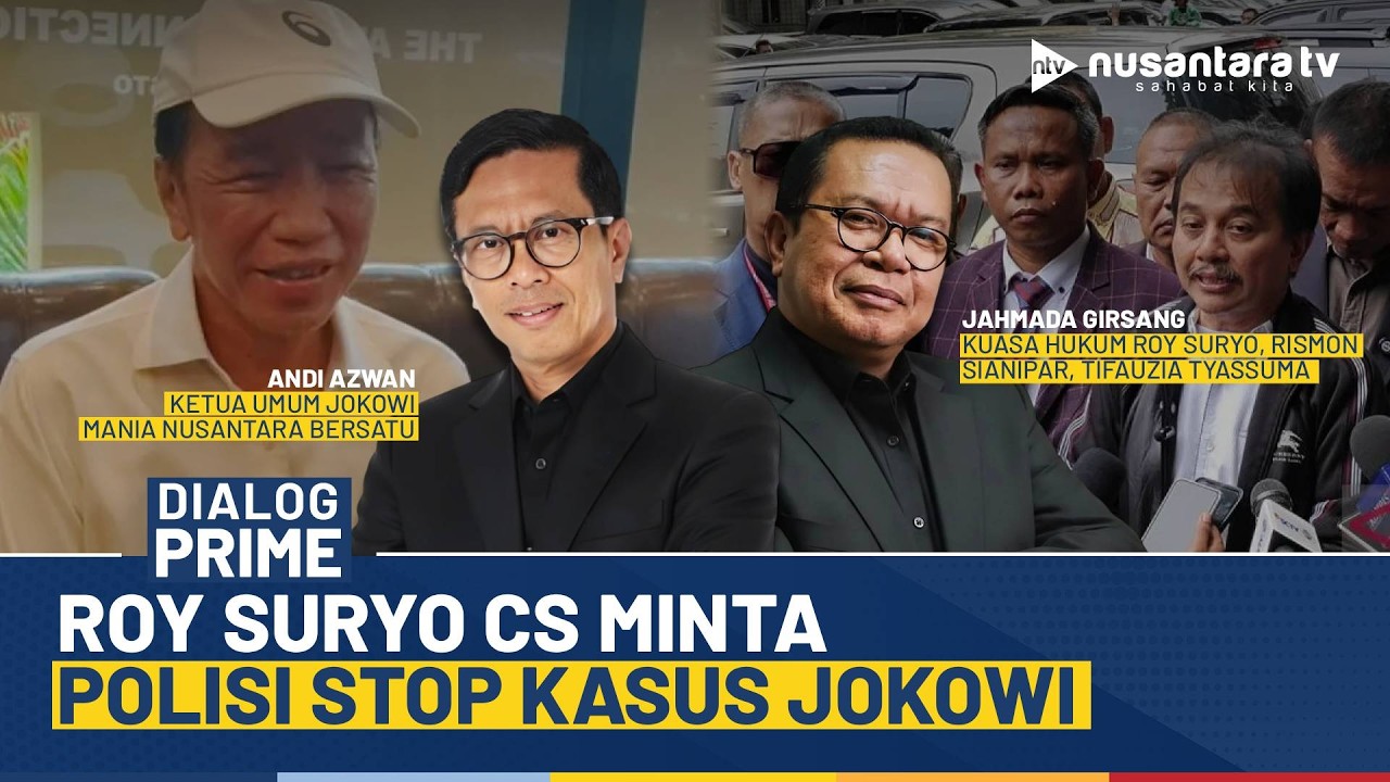 [LIVE] Roy Suryo Cs Minta Polisi Stop Kasus Jokowi | DIALOG PRIME