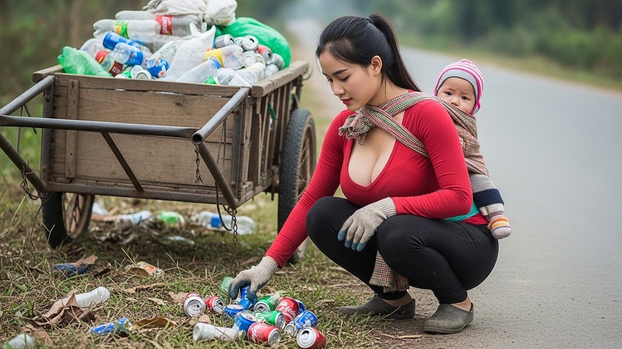 Rural Single Mother Recycling Scrap Metal to Build a Better Life