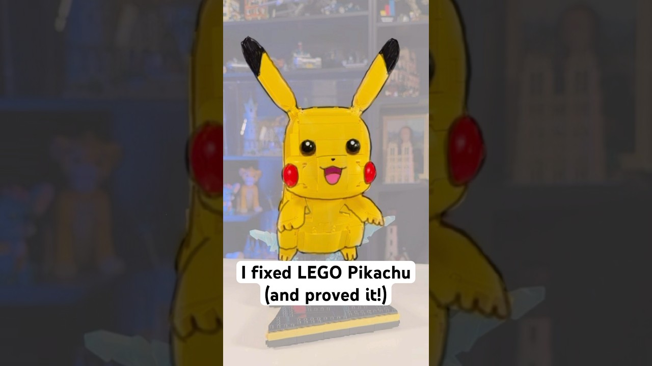 I fixed LEGO Pikachu (and proved it!)