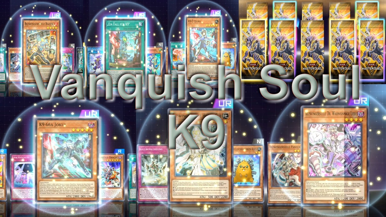 Yu-Gi-Oh! Master Duel - Vanquish Soul K9 Deck Building / 'Strike Of Justice' Pack Unboxing