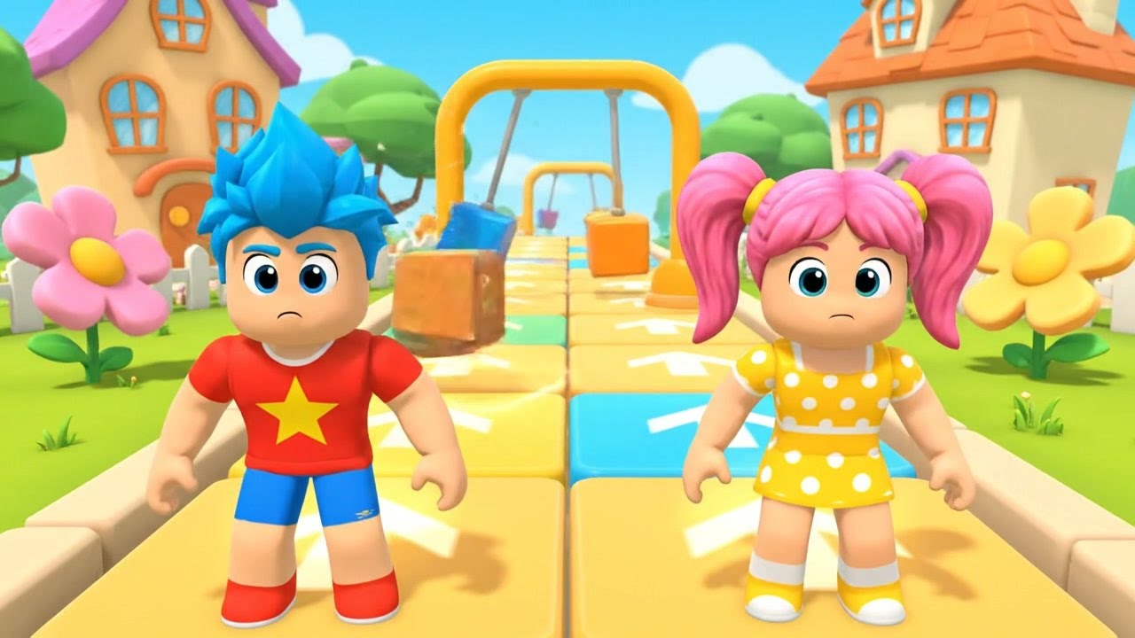 Roblox Oops! The Obby Moved Too Fast | Fun Kids Song | Nursery Rhymes
