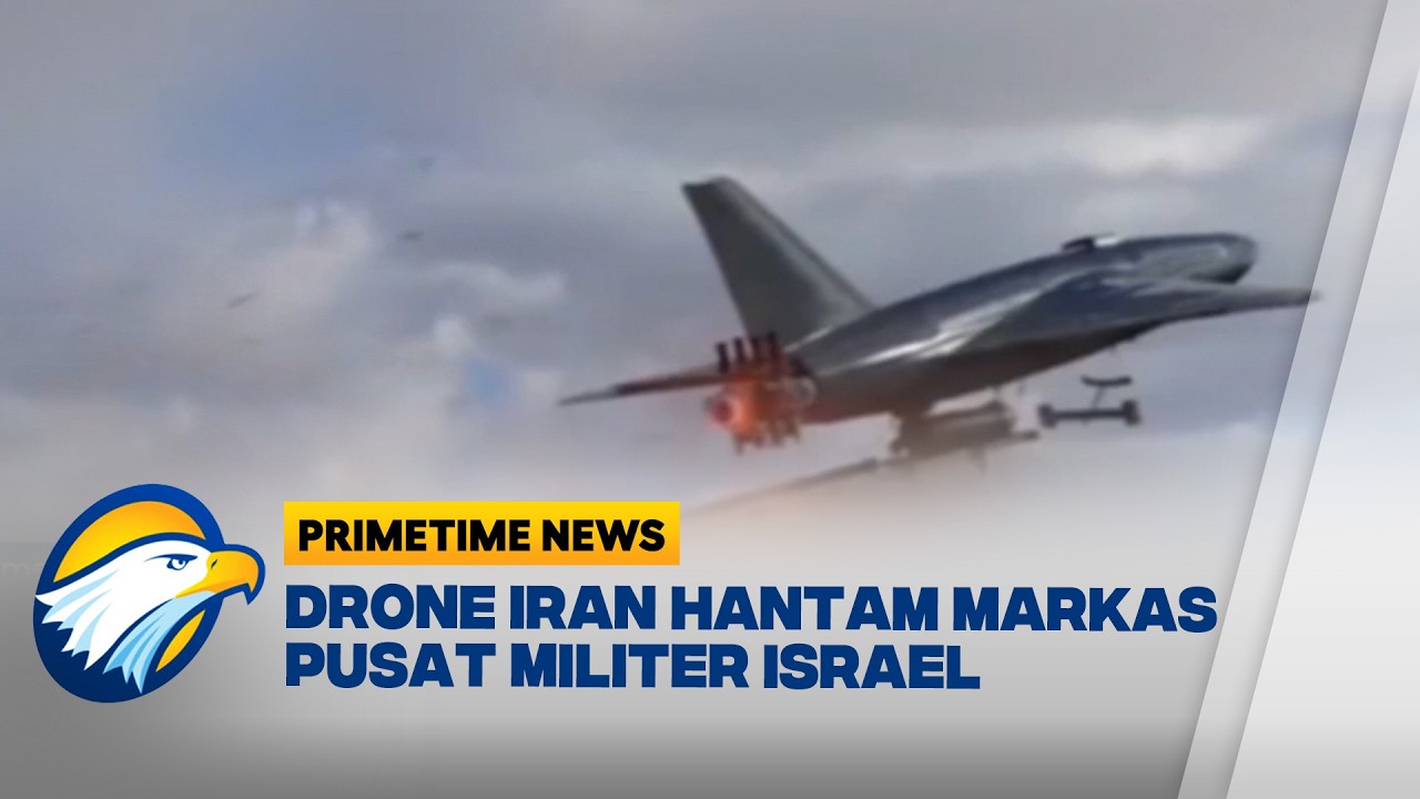 Markas Militer Israel di Beersheba Jadi Sasaran Drone Iran - [Primetime News]