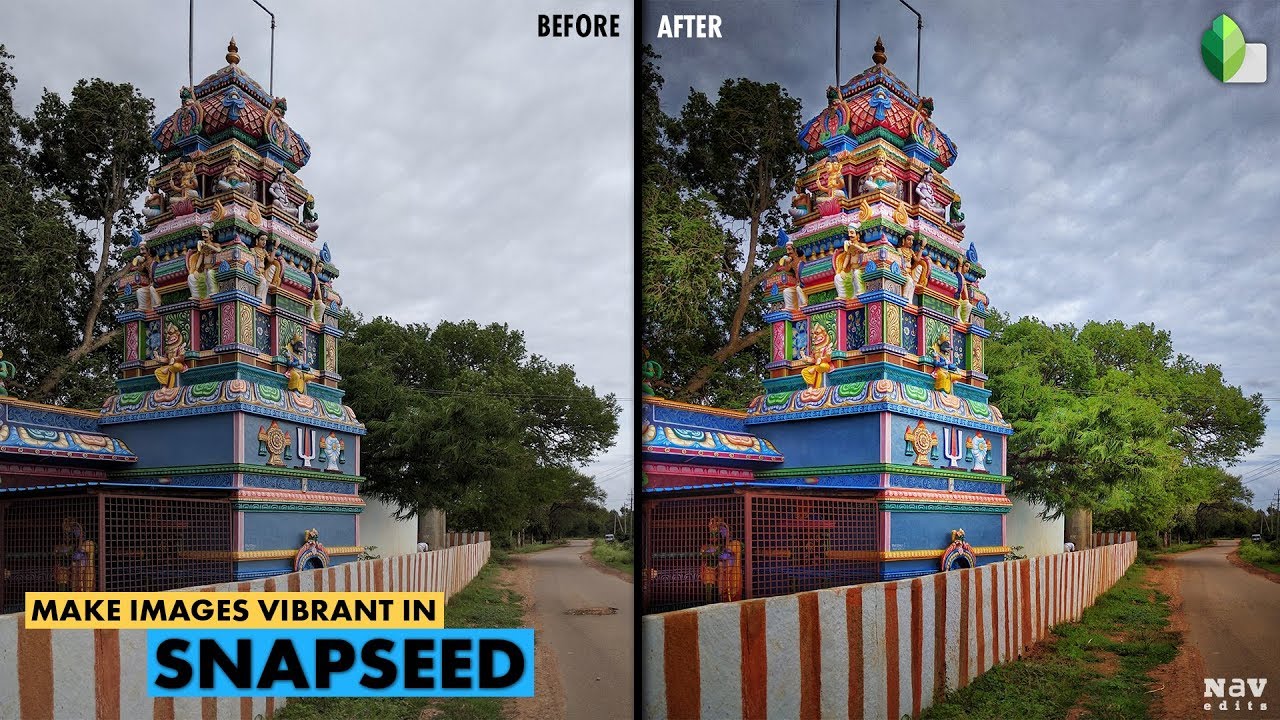 Make Images Vibrant in Snapseed | Android | iPhone
